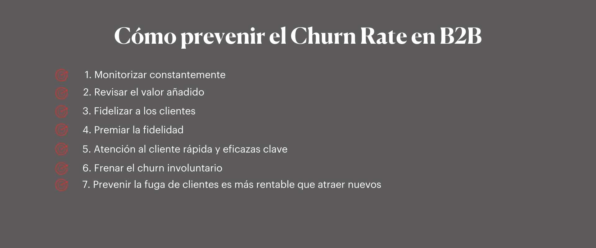 como prevenir el churn rate B2B