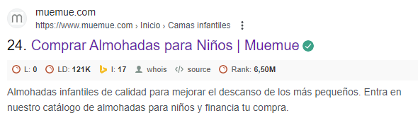 Title correcto para categoría